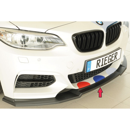 Lame de pare-chocs avant "noir" Rieger Tuning BMW SÉRIE 2 TYPE F22/F23