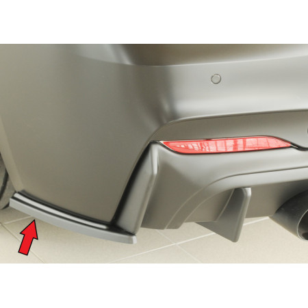 Lame de coin de pare-chocs arrière gauche "noir" Rieger Tuning BMW SÉRIE 2 TYPE F22/F23