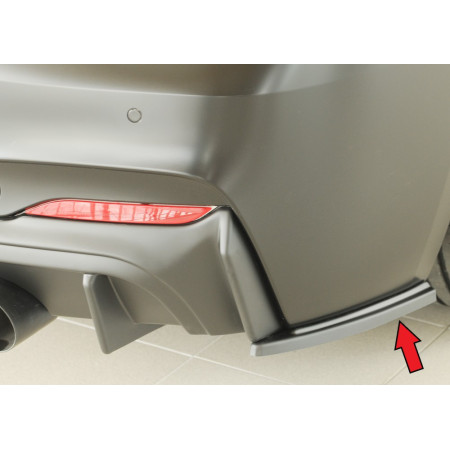 Lame de coin de pare-chocs arrière droit "noir" Rieger Tuning BMW SÉRIE 2 TYPE F22/F23