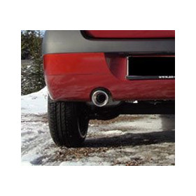 Embout d'échappement 100% inox 1x90mm type 13 FOX EXHAUST SYSTEMS pour DACIA LOGAN