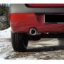 Embout d'échappement 100% inox 1x90mm type 13 FOX EXHAUST SYSTEMS pour DACIA LOGAN