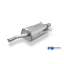 Silencieux arrière sport 100% inox 1x90mm type 13 FOX EXHAUST SYSTEMS pour DACIA LOGAN