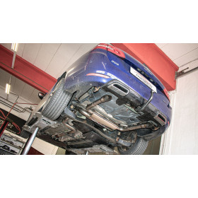 Catback Ø76mm avec silencieux arrière duplex sport 100% inox FRIEDRICH MOTORSPORT pour PEUGEOT 308 SW (sortie sous PC)