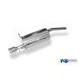 Silencieux arrière sport 100% inox 1x90mm type 17 FOX EXHAUST SYSTEMS pour DACIA SANDERO