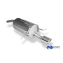 Silencieux arrière sport 100% inox 1x90mm type 17 FOX EXHAUST SYSTEMS pour DACIA SANDERO