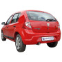 Silencieux arrière sport 100% inox 1x90mm type 17 FOX EXHAUST SYSTEMS pour DACIA SANDERO