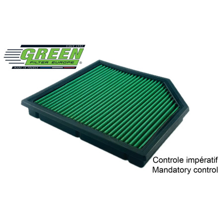 Filtre à air sport GREEN FILTER pour FORD MUSTANG SHELBY GT500