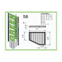 Filtre à air sport GREEN FILTER pour BMW SERIE 4 (G82)