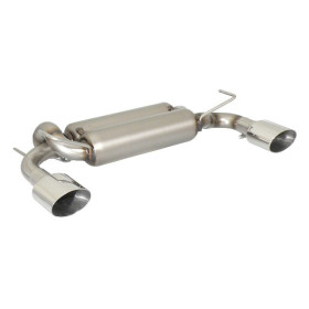Silencieux arrière duplex sport 100% inox 1x135x90mm Sport Line RAGAZZON pour INFINITY G37 Cabriolet