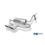 Silencieux arrière duplex sport 100% inox 2x150x70mm type 53 FOX EXHAUST SYSTEMS pour DAIHATSU MATERIA
