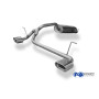 Silencieux arrière duplex sport 100% inox 1x135x80mm type 53 FOX EXHAUST SYSTEMS pour DAIHATSU TERIOS J2 4x4