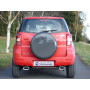 Silencieux arrière duplex sport 100% inox 1x135x80mm type 53 FOX EXHAUST SYSTEMS pour DAIHATSU TERIOS J2 4x4