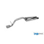 Silencieux arrière sport 100% inox 1x135x80mm type 53 FOX EXHAUST SYSTEMS pour DAIHATSU TERIOS J2 4x4