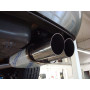 Silencieux arrière duplex sport 100% inox 2x100mm type 14 FOX EXHAUST SYSTEMS pour DODGE CHALLENGER
