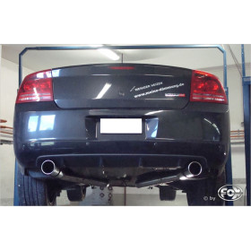 Silencieux arrière duplex sport 100% inox 1x100mm type 17 FOX EXHAUST SYSTEMS pour DODGE CHARGER