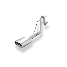 Système d'embout d'échappement 100% inox 1x160x80mm type 53 FOX EXHAUST SYSTEMS pour DODGE NITRO
