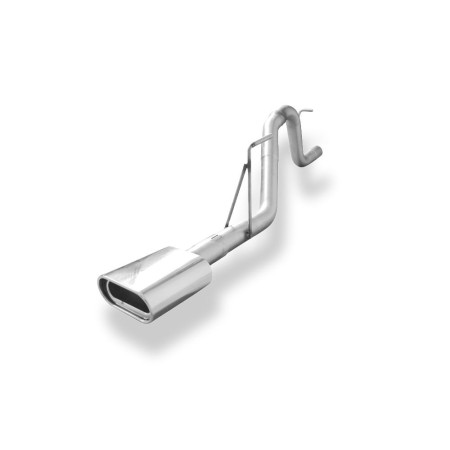 Système d'embout d'échappement 100% inox 1x160x80mm type 53 FOX EXHAUST SYSTEMS pour DODGE NITRO