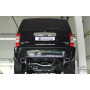 Système d'embout d'échappement duplex 100% inox 1x140x90mm type 32 FOX EXHAUST SYSTEMS pour DODGE NITRO