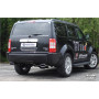 Système d'embout d'échappement duplex 100% inox 1x160x80mm type 53 FOX EXHAUST SYSTEMS pour DODGE NITRO