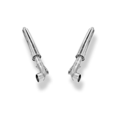 Silencieux arrière sidepipe sport 100% inox 1x90mm type 12 FOX EXHAUST SYSTEMS pour DODGE VIPER SRT-10