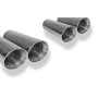 Silencieux arrière duplex sport 100% inox 2x90mm type 25 FOX EXHAUST SYSTEMS pour FORD EXPLORER (WUJ)