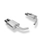 Silencieux arrière duplex sport 100% inox 2x90mm type 25 (émaillé noir) FOX EXHAUST SYSTEMS pour FORD EXPLORER (WUJ)