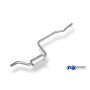 Silencieux avant sport 100% inox FOX EXHAUST SYSTEMS pour FORD FIESTA MK3 (GFJ)