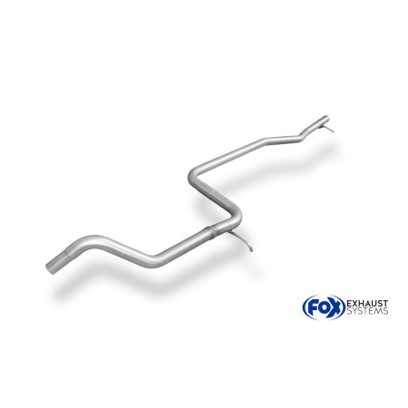 Tube de remplacement de silencieux avant 100% inox FOX EXHAUST SYSTEMS pour FORD FIESTA MK3 (GFJ)