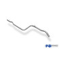 Tube de remplacement de silencieux avant 100% inox FOX EXHAUST SYSTEMS pour FORD FIESTA MK3 (GFJ)