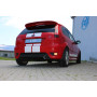 Silencieux arrière sport 100% inox 1x90mm type 13 FOX EXHAUST SYSTEMS pour FORD FIESTA MK5 ST