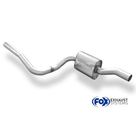 Silencieux avant sport 100% inox FOX EXHAUST SYSTEMS pour FORD FIESTA MK5 ST