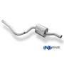 Silencieux avant sport 100% inox FOX EXHAUST SYSTEMS pour FORD FIESTA MK5 ST
