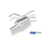 Silencieux arrière sport 100% inox 1x90mm type 16 + tube de liaison catalyseur FOX EXHAUST SYSTEMS pour FORD FIESTA MK5