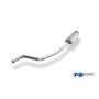 Silencieux avant sport 100% inox FOX EXHAUST SYSTEMS pour FORD FIESTA & FIESTA SPORT MK7 (JA8)