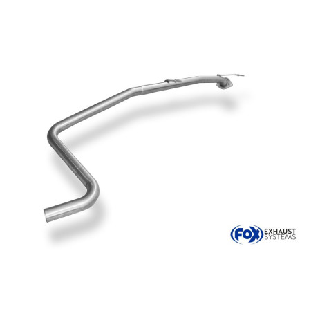 Tube de remplacement de silencieux avant 100% inox FOX EXHAUST SYSTEMS pour FORD FIESTA & FIESTA SPORT MK7 (JA8)