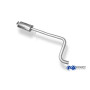 Silencieux avant sport 100% inox FOX EXHAUST SYSTEMS pour FORD FIESTA ST200 MK7 (JA8)