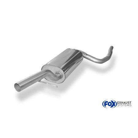 Silencieux avant sport 100% inox FOX EXHAUST SYSTEMS pour FORD FOCUS MK1 1,4L (DAW/DBW/DFW/DNW)