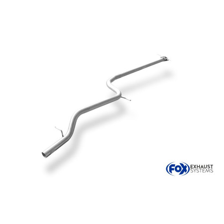 Tube de remplacement de silencieux avant 100% inox FOX EXHAUST SYSTEMS pour FORD FOCUS MK1 1.8L (DAW/DBW/DFW/DNW)