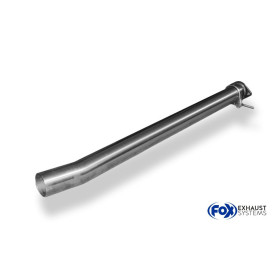 Tube de remplacement de silencieux avant 100% inox FOX EXHAUST SYSTEMS pour FORD FOCUS RS MK1