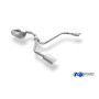 Silencieux arrière duplex sport 100% inox 1x106x71mm type 32 FOX EXHAUST SYSTEMS pour FORD FOCUS MK2 FACELIFT (HAYON)