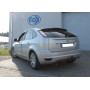 Silencieux arrière sport 100% inox 1x90mm type 24 FOX EXHAUST SYSTEMS pour FORD FOCUS MK2 FACELIFT (HAYON)