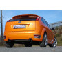 Silencieux arrière duplex sport 100% inox 1x100mm type 17 FOX EXHAUST SYSTEMS pour FORD FOCUS ST MK2