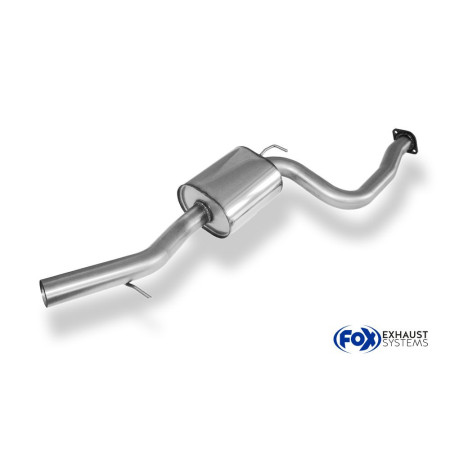 Silencieux avant sport 100% inox FOX EXHAUST SYSTEMS pour FORD FOCUS ST MK2