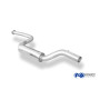 Silencieux avant sport 100% inox FOX EXHAUST SYSTEMS pour FORD FOCUS RS MK2