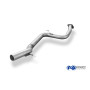 Tube de remplacement de silencieux avant 100% inox FOX EXHAUST SYSTEMS pour FORD FOCUS RS MK2