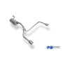 Silencieux arrière duplex sport 100% inox 1x106x71mm type 32 FOX EXHAUST SYSTEMS pour FORD FOCUS MK3