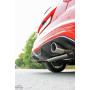 Silencieux arrière duplex sport 100% inox 1x100mm type 16 FOX EXHAUST SYSTEMS pour FORD FOCUS S MK3
