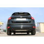 Silencieux arrière duplex sport 100% inox 1x100mm type 16 FOX EXHAUST SYSTEMS pour FORD FOCUS ST-LINE MK3