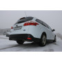 Silencieux arrière duplex sport 100% inox 1x106x71mm type 32 FOX EXHAUST SYSTEMS pour FORD FOCUS MK3 (BREAK)