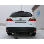 Silencieux arrière duplex sport 100% inox 1x106x71mm type 32 FOX EXHAUST SYSTEMS pour FORD FOCUS MK3 (BREAK)